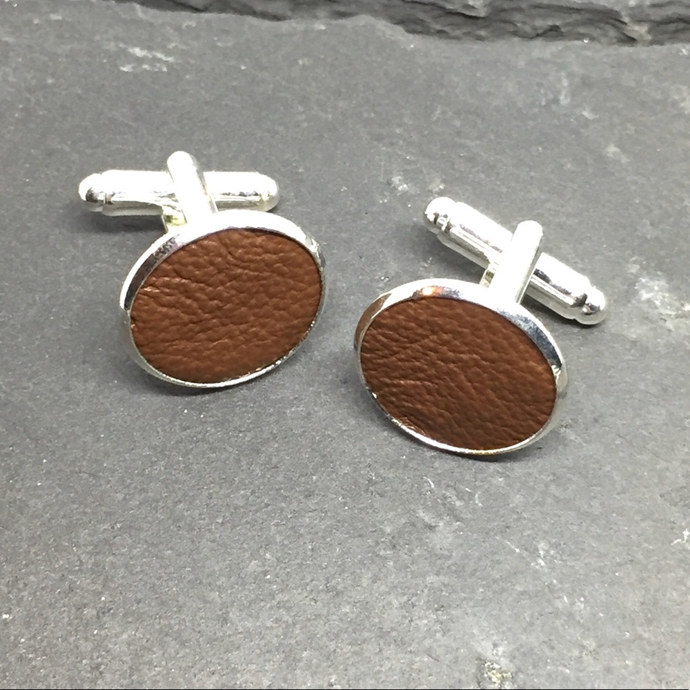 Café Cuero Men’s Cufflinks 2-pc Set